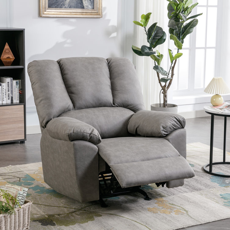 Extra wide glider discount rocker with ottoman